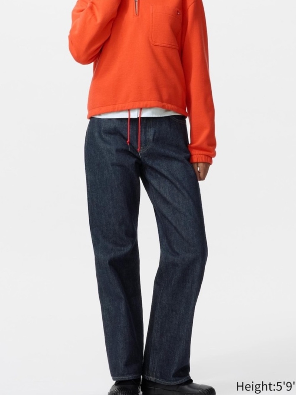 JW Anderson Uniqlo Straight Jeans - Navy 27